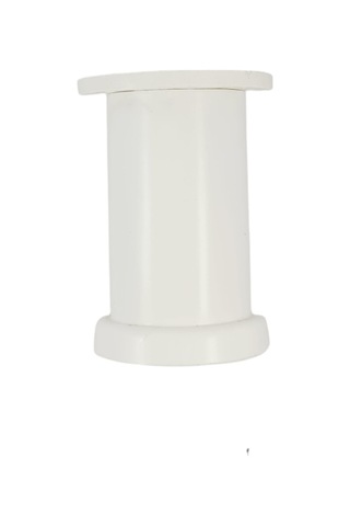 Plastik Beyaz Yuvarlak Ayak 50 Lik 12 Cm 4 Lü Mobilya Ayak Seti Siyah