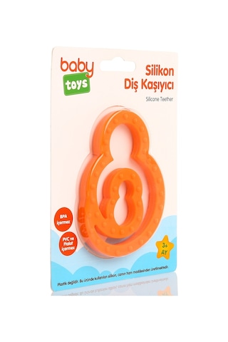 Baby Toys Bebek Silikon Diş Kaşıyıcı Çok Renkli
