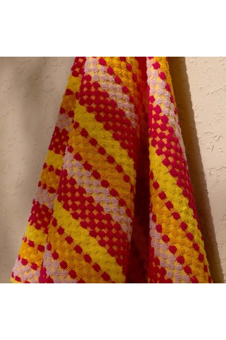 Soft Tivi Yüz Havlusu - Renkli - 50x90 Cm Çok Renkli