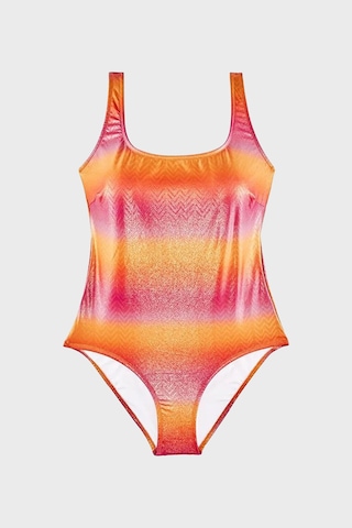 Slipstop Charmiss Renk Bloklu Askılı Mayo Bayan Mayo Sm2644000014 Oranj