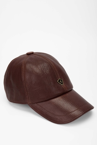 Tamer Tanca Erkek Hakiki Deri Taba Şapka 524 1864k Sapka Sk21-22 Taba