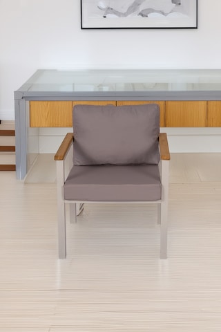Neokas Balkon Mobilyası, Bahçe Takımı, 1 Koltuk, Kafe Koltuğu, Bekleme Alanı Koltuğu Beyaz