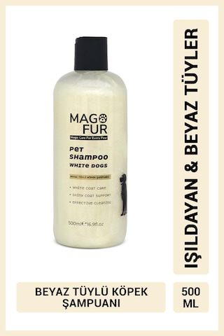 Mago Fur Beyaz Tüylü Köpek Şampuanı-500 Ml
