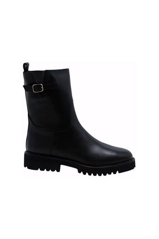 Poletto Hakiki Deri Kahve Bot Düz 5780 92 V3 S-852 Kahve