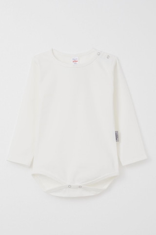 Breeze Erkek Bebek Çıtçıtlı Zıbın Body Basic 9 Ay-3 Yaş, Ekru Ekru