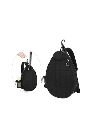 Suntek Erkekler Kadınlar İçin Tenis Çantası Siyah