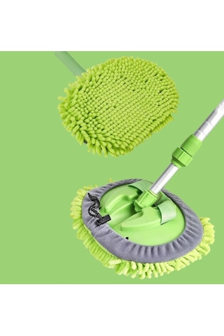 Yedek Bezli Mikrofiber Araba Yıkama Fırçası