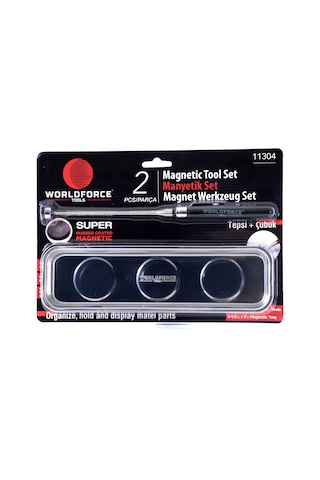 Worldforce 225x65 MM Manyetik Alet Tutucu Tepsi Seti N11.25809