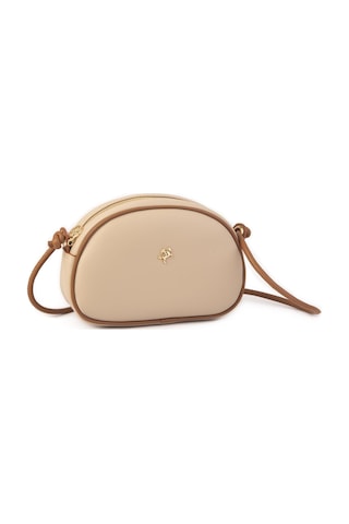 Nas Bag Kadın Mini Çapraz Çanta Kum Taba Luna 21x16x8 Cm Taba