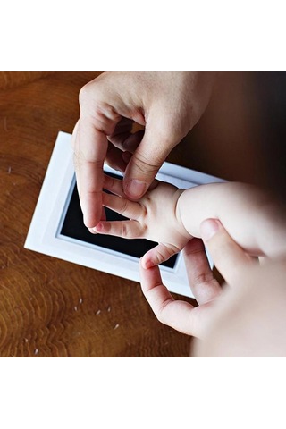 Yenidoğan Bebek Ayak Izleri El Izi Mürekkep Pedleri Kitleri Dıy Fotoğraf Çerçevesi Aksesuarları Yenidoğan Bebek Pet Kedi Köpek Paw Baskılar Hatıra