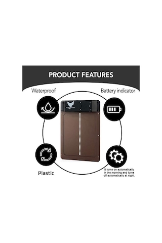 Dancemonkey Ybltd Otomatik Tavuk Kümesi Kapısı Işığa Duyarlı Otomatik Kapı Eq