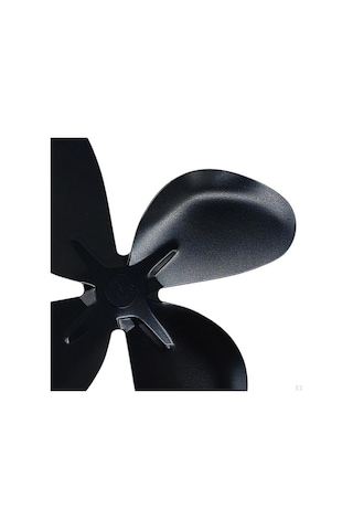 Pazly 17.5cm Siyah Şömine Fan Pervanesi Balde, Yedek Parça, Sıcak Sirkülasyonlu Hava Yedekleri 4