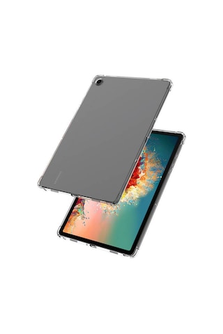 Galaxy Tab A9 Plus Kılıf Uyumlu Zore Tablet Nitro Anti Shock Silikon Kapak-renksiz Tablet Kılıfı