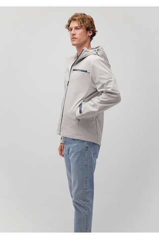 Mavi - Kapüşonlu Gri Ceket 0110357-70074 Gri