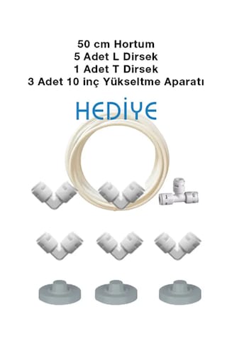 Hyundai Ec-107 Filtre Seti - Hyundai 9.5 Inç Ec-107 Filtre Tamir Kiti - Hyundai A101 Cihazı Filtresi - 7 Filtre