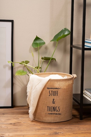 Ocean Home Textile Stuff & Things Jüt Sepet 30 x 31 cm