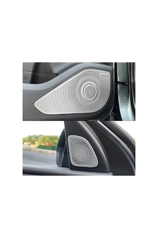 Hyundaı Tucson L 2021 2022 2023 2024 Kapı Hoparlör Kaplama - Sılver 6 Parça