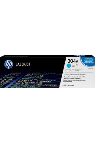 Fotokopitoneri Hp 304A-Cc531A Mavi Toner 2.800 Sayfa