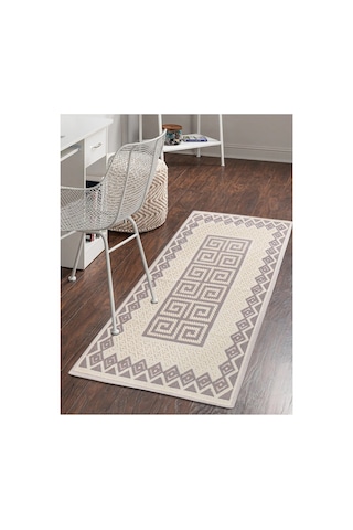 Koton Bukle Kilim Lateks Taban 50x80/60x100/80x120/80x150/120x180/160x240-1031 Kahverengi