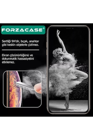 Forzacase İphone 18 Pro Max İle Uyumlu Temperli Kırılmaz Cam Ekran Koruyucu - Fc002