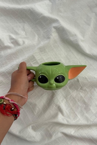 Mobgift Baby Yoda Figürlü 3 Boyutlu Seramik Kupa