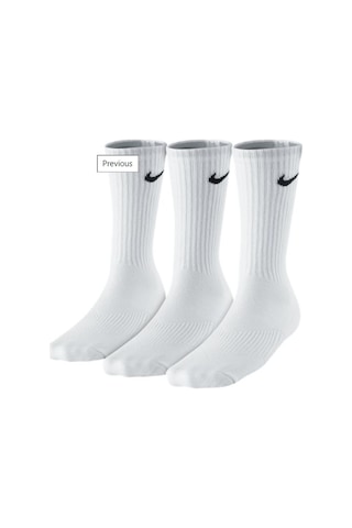 Nike Dri-fit Performance 3 Lü Spor Çorap Beyaz
