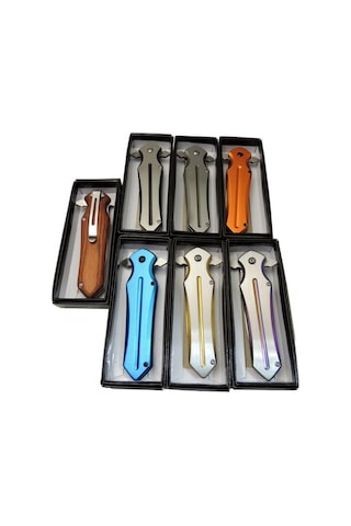 Mtech 4222 Turuncu Kamp Çakı 21cm- Yarı Otomatik, Kemerlikli Turuncu