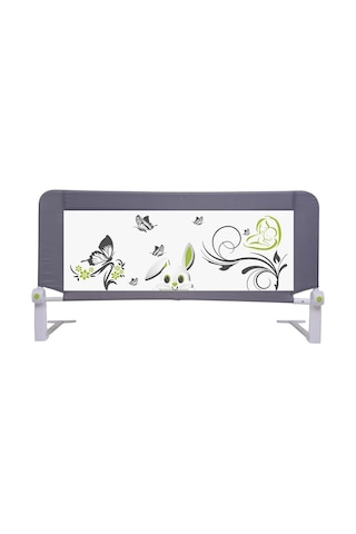 Portakal Safety Portatif Katlanabilir Yatak Bariyeri Gri