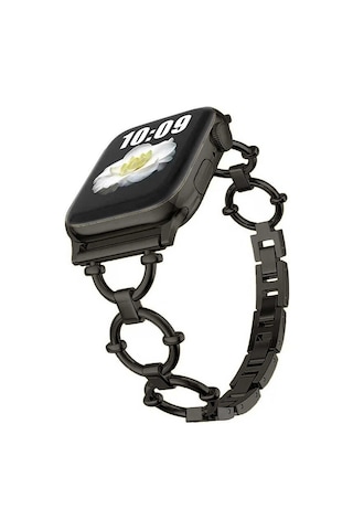 Watch 7 45mm Uyumlu Krd-56 Metal Mkst Kordon-siyah