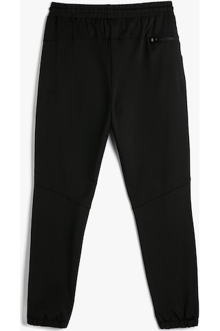 Koton Jogger Eşofman Altı Beli Bağcıklı Fermuar Cepli Siyah 4sam40045nk 4SAM40045NK999 Siyah
