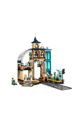 LEGO® City Merkez Tren İstasyonu 60469 - 7 Yaş ve Üzeri Çocuklar için Yaratıcı Oyuncak Yapım Seti (752 Parça)