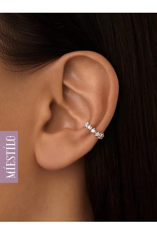 Miestilo Delme Gerektirmeyen Takı Küpesi Gümüş 925 Tek Küpe Gümüş 244524395 Gümüş