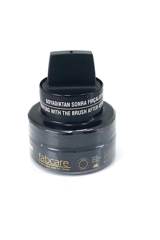 Fabcare Cam Kavanoz Krem Deri Ayakkabı Boyası 50 ML - Siyah