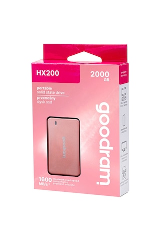 Goodram 500gb Ssdpr-hx200-500-rg Usb 3.2 Harici Harddisk Pembe-219235