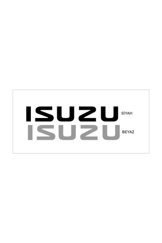 Isuzu Arka Yazı