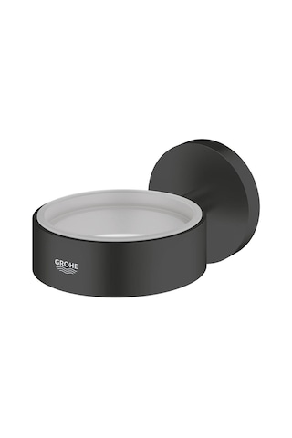 Grohe Essentials Cam Tutacak Mat Siyah - 1024662430 Siyah