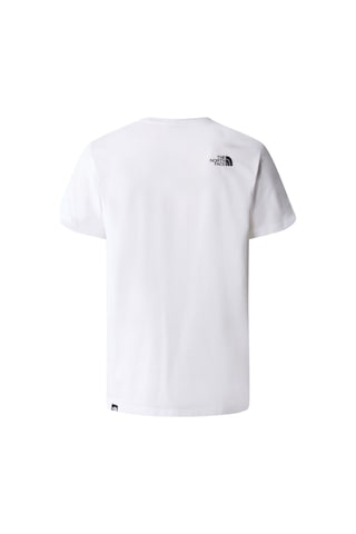 The North Face M S/s Sımple Dome Tee Erkek T-shirt Nf0a87ngfn41 Beyaz