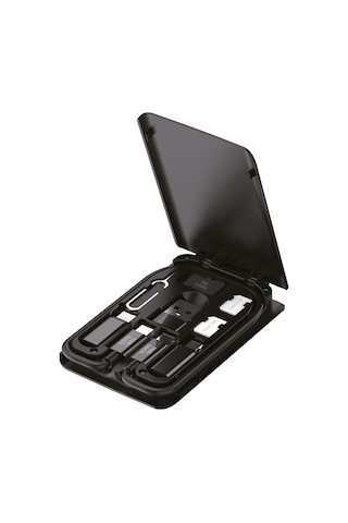 Nettech NT-DC04 Usb To Micro + Lightning + Type-C Şarj ve Data Kablosu 20 CM Siyah