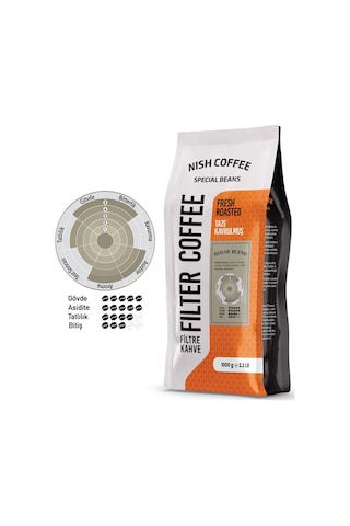 Nish Coffee House Blend Filtre Kahve 1000 G