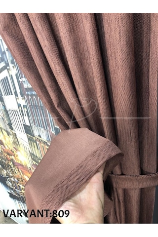 Fon Perde Blackout Linen Blackout Keten Fonluk 23 Renk Brillant M