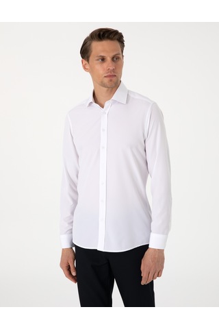 Pierre Cardin Erkek Beyaz Gömlek Desenli 50303958-vr013 Beyaz