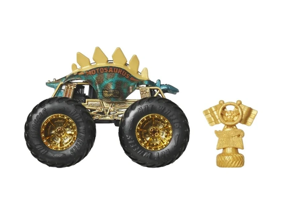 Hot Wheels Monster Trucks Bigfoot Trophy Şampiyonları Motosaurus