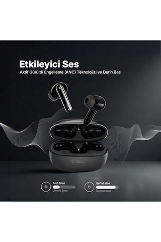 Ttec AirBeat 2KM161 Pro Gerçek Kablosuz TWS Bluetooth Kulaklık