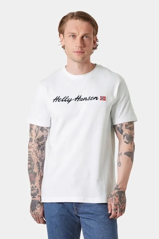 Helly Hansen Core Graphic T -shirt 2.0 Hha.54599 001 Beyaz