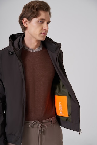 Morven Erkek Haki Trend Polyester Kapüşonlu Bomber Mont 26ks024011710 Haki