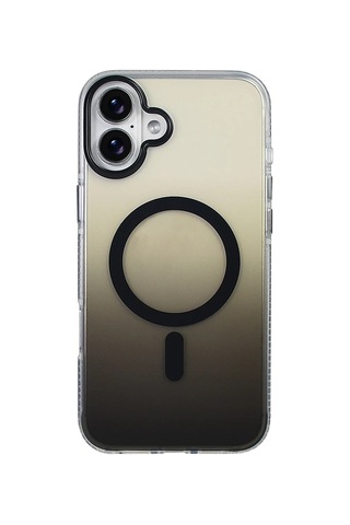 Apple Uyumlu iPhone 16 Plus Kılıf M-safe Şarj Özellikli Transparan Renk Geçişli Zore Toros Kapak