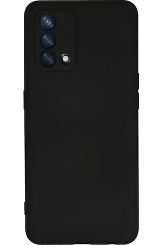 Newface Oppo A74 4g Kılıf Nano İçi Kadife Silikon Glblseme - 63 - Siyah Sıyah