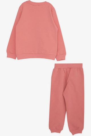 Breeze Kız Çocuk Eşofman Takımı Unicorn Baskılı 1-4 Yaş, Pudra-pudra Pudra