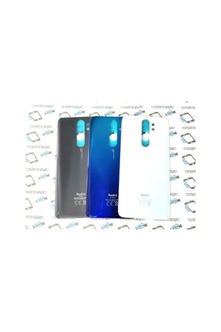 Yunjiwu Redmi Note 8 Pro Arka Pil Batarya Kapağı Cam 503821631 Xiaomi Siyah