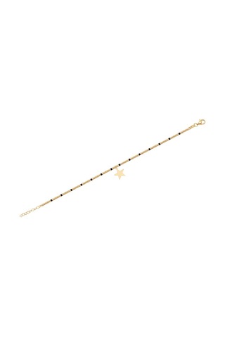 Diamond Line - Gülaylar - Sarı Altın 14 Ayar Toplu Bileklik Standart N11.21781 Sarı Altın